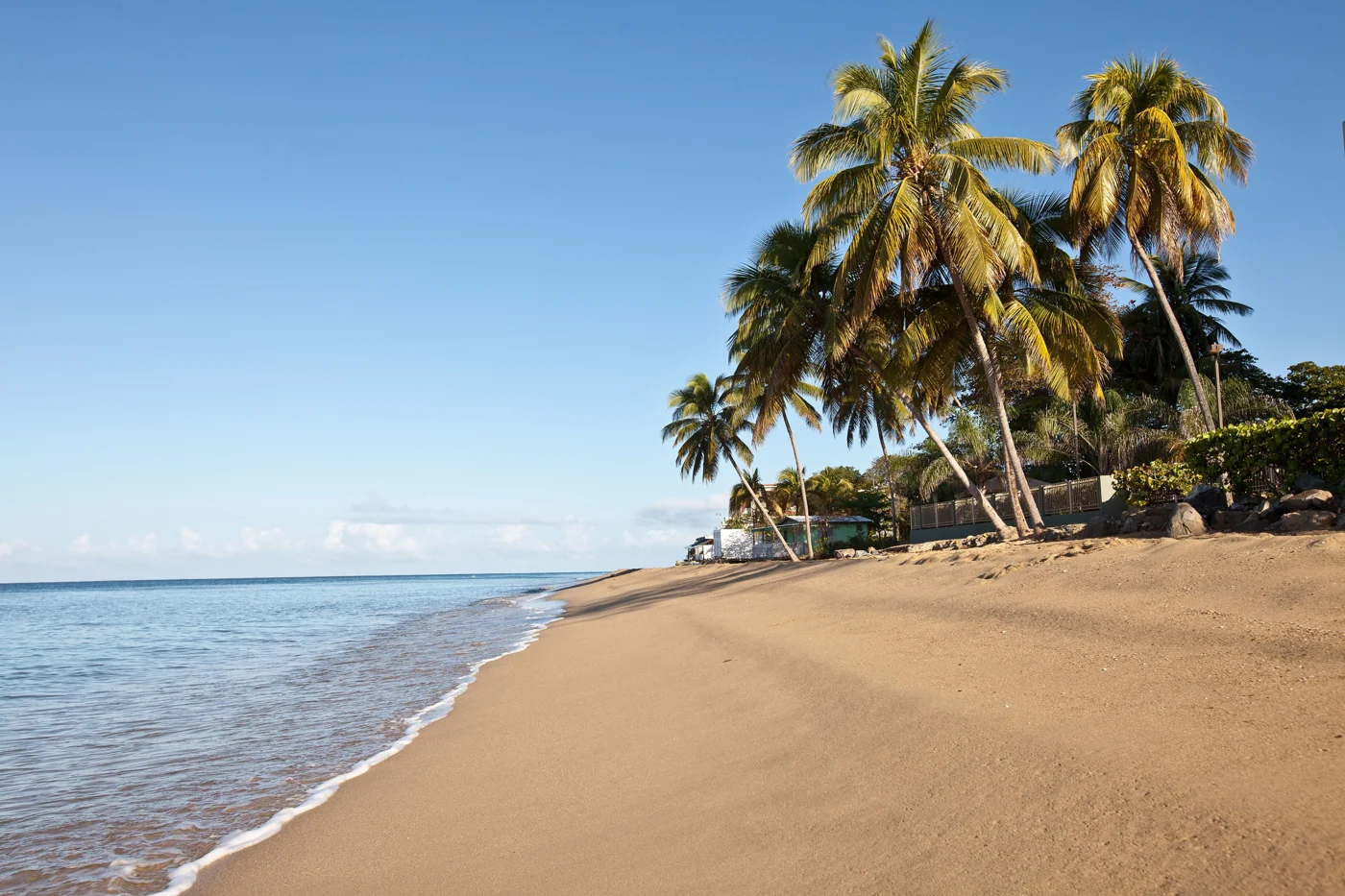 Rincon coastline in Puerto Rico